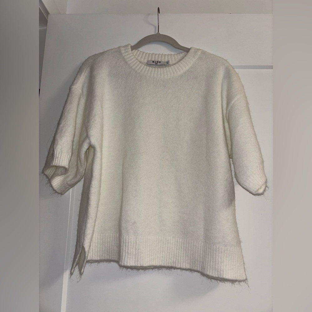 NA-KD Women's White Sweater